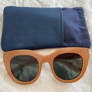Le Specs Air Heart Caramel Sunglasses